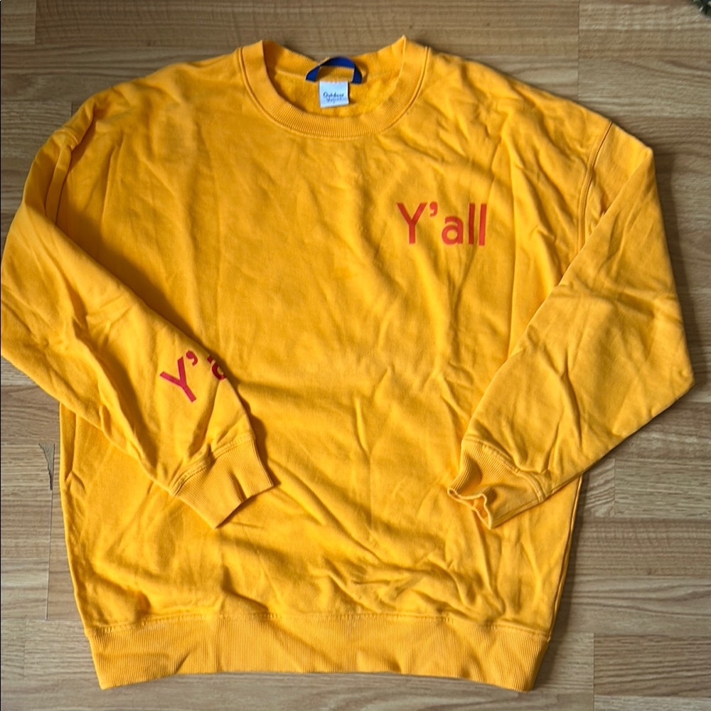 Outdoor Voices Orange Y’all Crewneck Sweatshirt